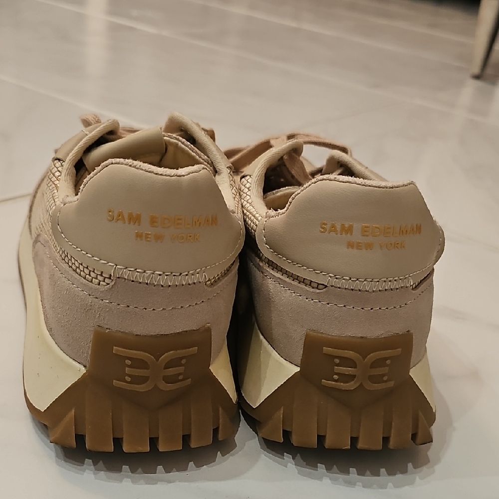 Sam Edelman Beige Sneakers